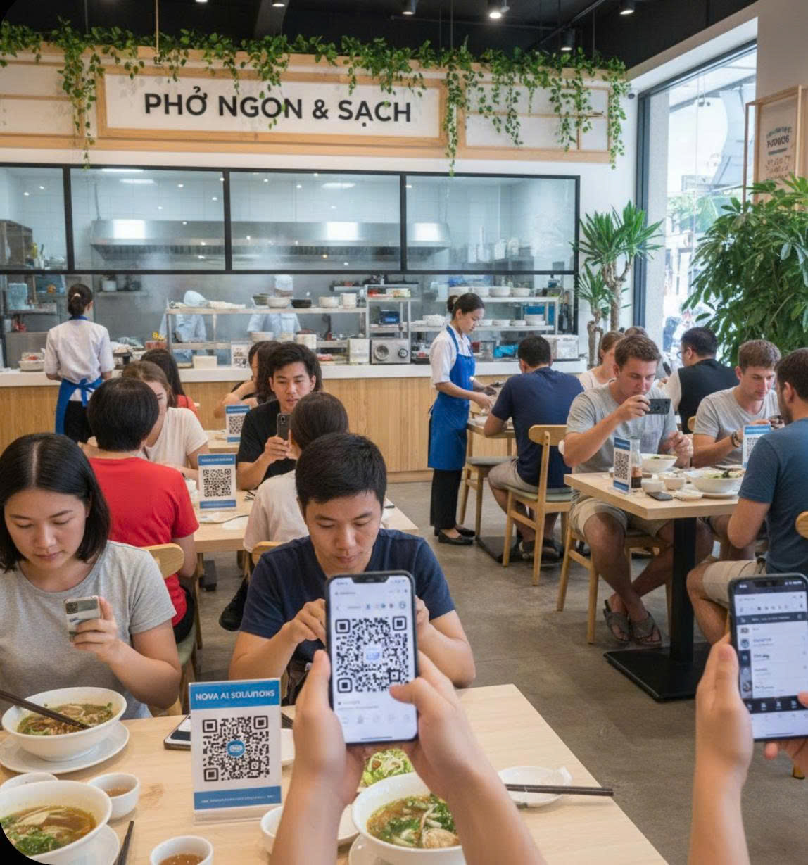 NOVA AI Robot Thông Minh F&B - Ảnh 2