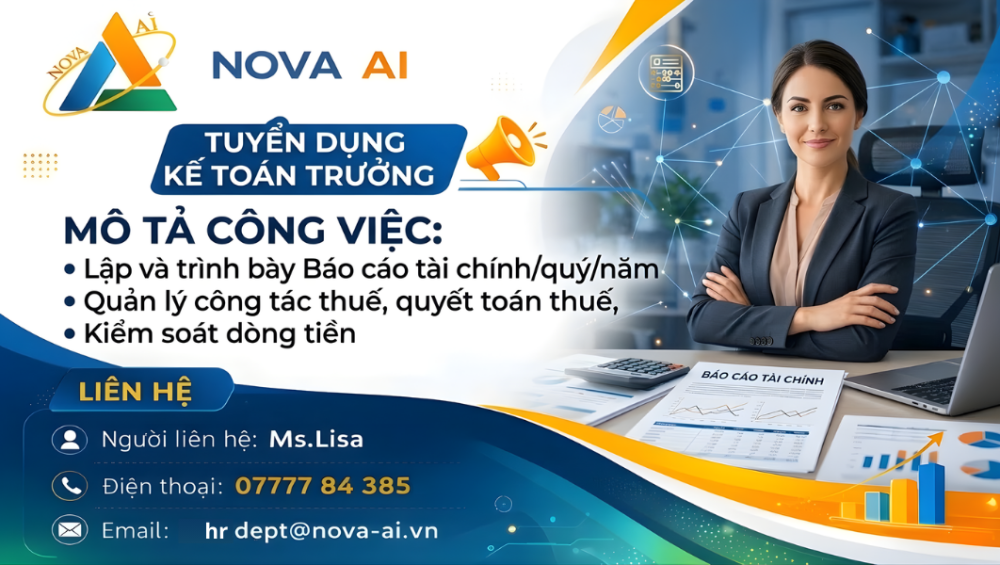 Kế toán trưởng Nova AI