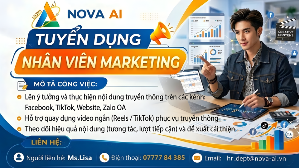 Tuyển dụng nhân viên Marketing