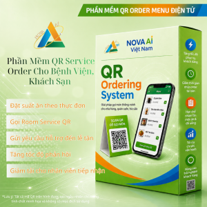 Phần Mềm QR Service Order Cho Bệnh Viện, Khách Sạn | Đặt Dịch Vụ & Gọi Món Không Cần App