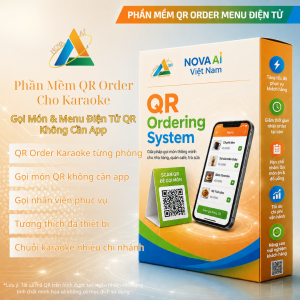 Phần Mềm QR Order Cho Karaoke | Gọi Món & Menu Điện Tử QR Không Cần App